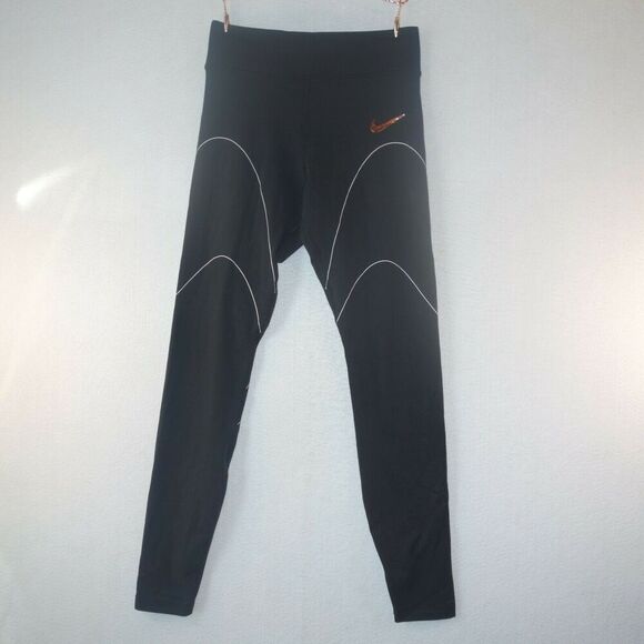 NEW Nike Legasee Leg-A-See High Waisted Leggings BLACK CW4740-010 Women's Small - Picture 1 of 8